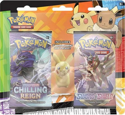 Pokemon TCG: Back to School Eraser Blister