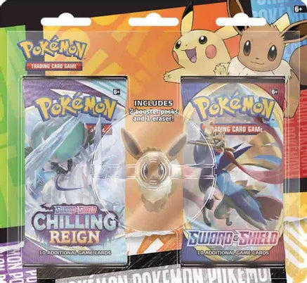 Pokemon TCG: Back to School Eraser Blister