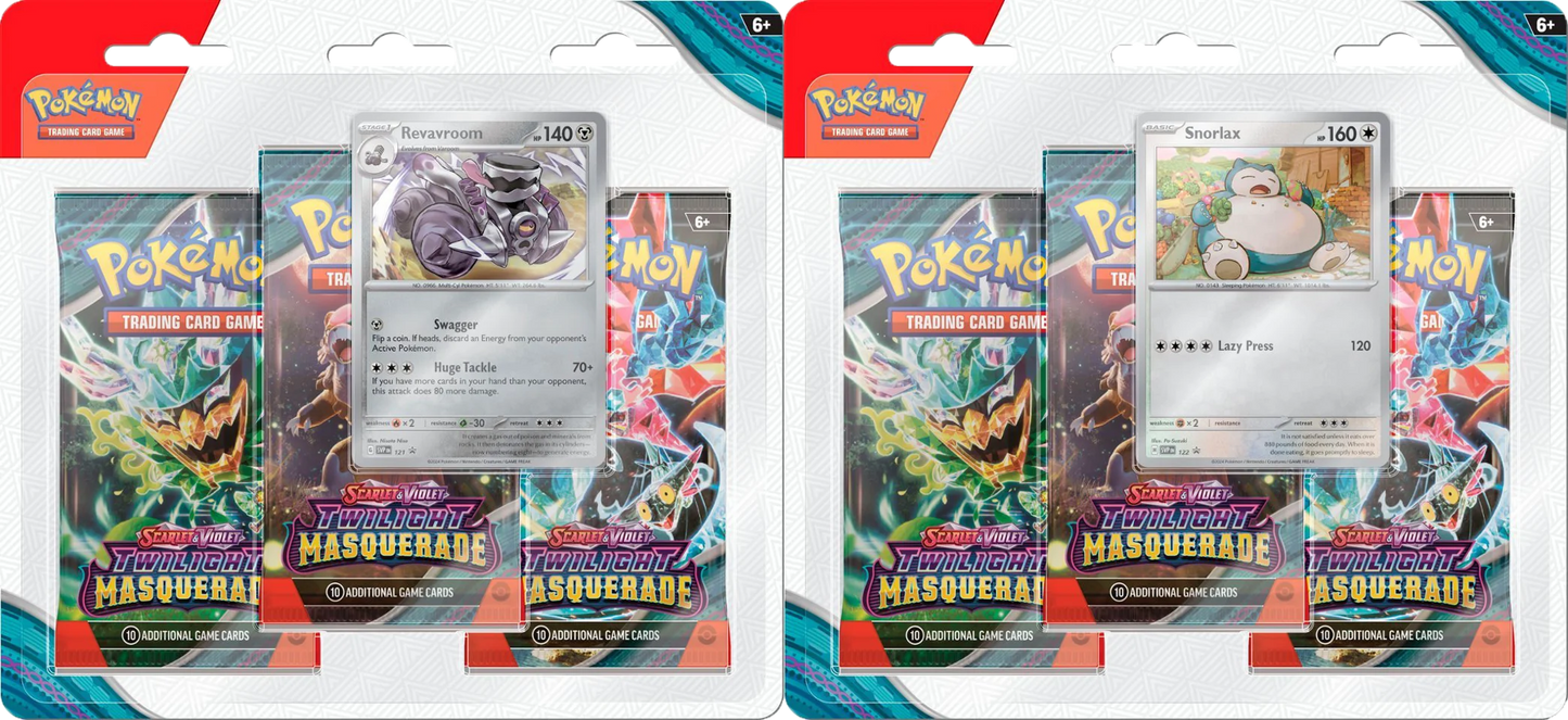 Twilight Masquerade 3 Pack Blister - SV06: Twilight Masquerade (TWM)