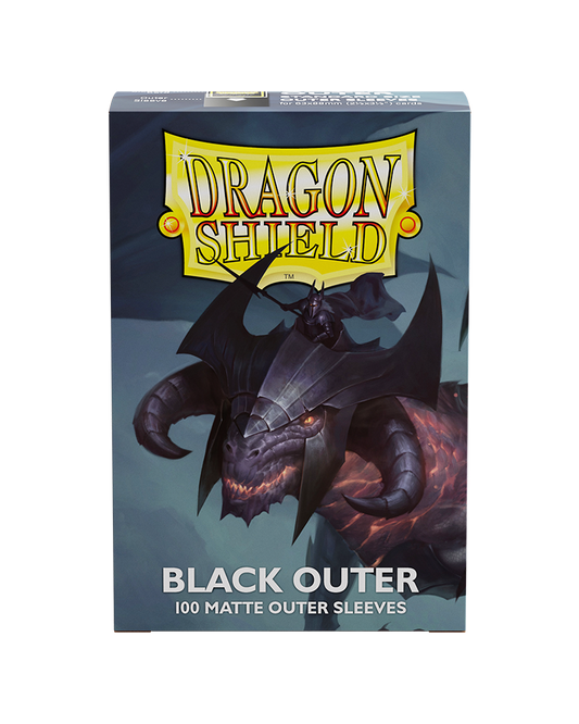 Dragon Shield Outer Sleeves - Black Matte