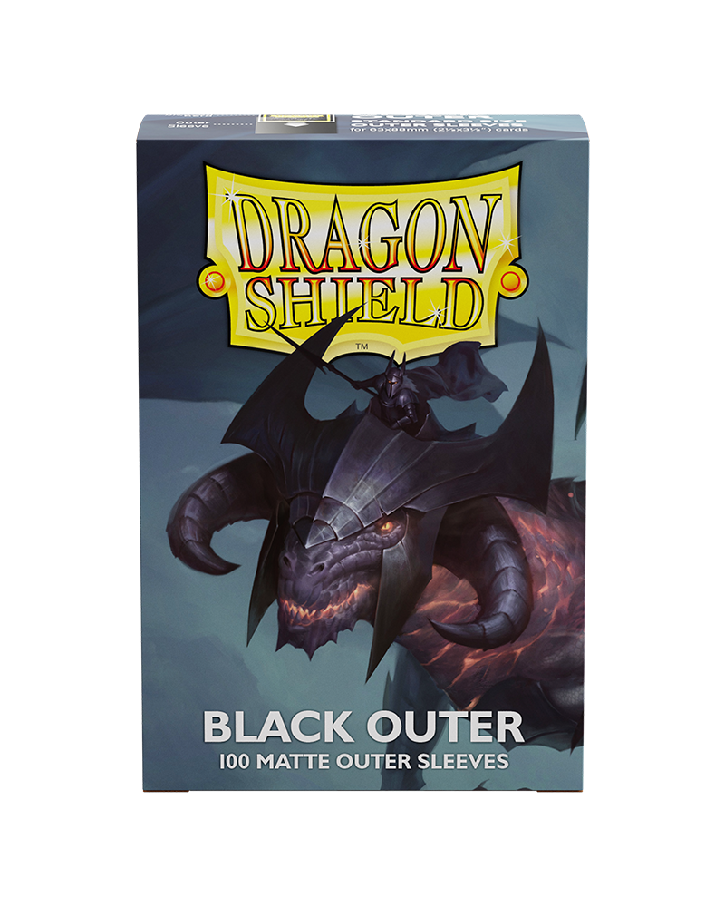 Dragon Shield Outer Sleeves - Black Matte