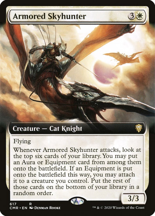 Armored Skyhunter (Extended Art) [Commander Legends]