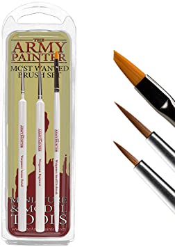 Army Painter Hobby Starter Wargamers Most Wanted Brush Set