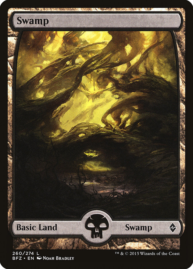Swamp (260) (Full Art) [Battle for Zendikar]
