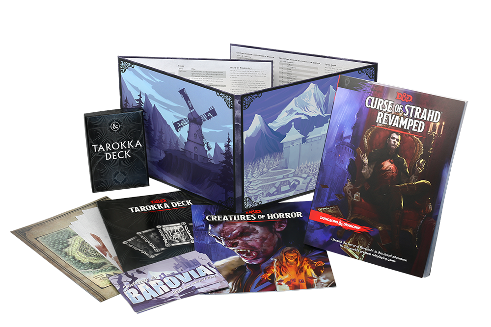 CURSE OF STRAHD REVAMPED BOXED ADVENTURE FOR LEVELS 1-10