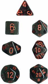 Chessex: Translucent Polyhedral Dice Set 7 Set