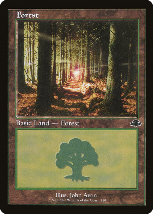 Forest (410) (Retro) [Dominaria Remastered]