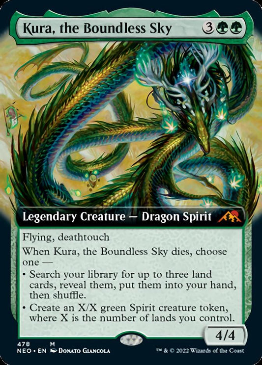 Kura, the Boundless Sky (Extended Art) [Kamigawa: Neon Dynasty]