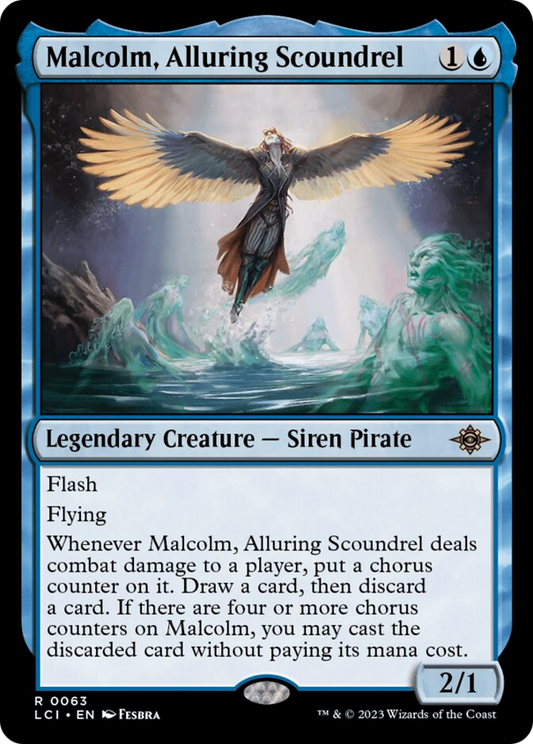 Malcolm, Alluring Scoundrel [The Lost Caverns of Ixalan]