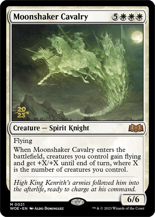 Moonshaker Cavalry [Wilds of Eldraine Prerelease Promos]
