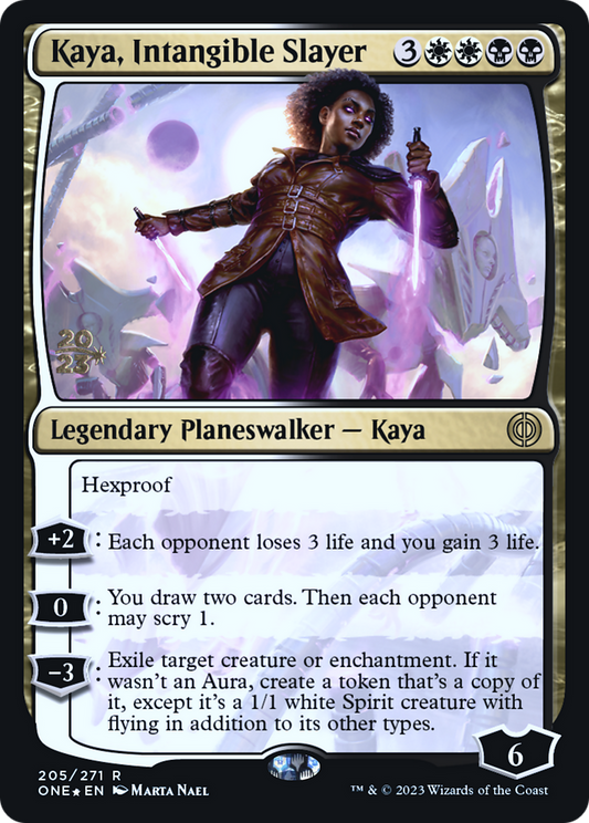 Kaya, Intangible Slayer [Phyrexia: All Will Be One Prerelease Promos]