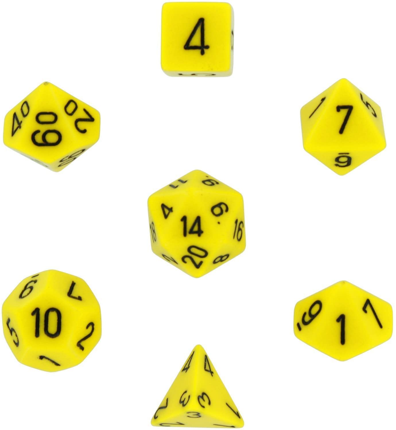 Chessex: Opaque Polyhedral Dice 7 Set