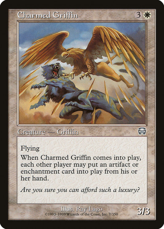 Charmed Griffin [Mercadian Masques]