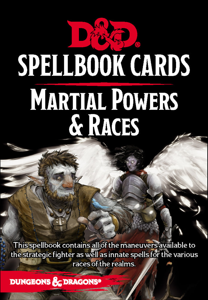 D&D Spellbook Cards: Martial Powers & Races