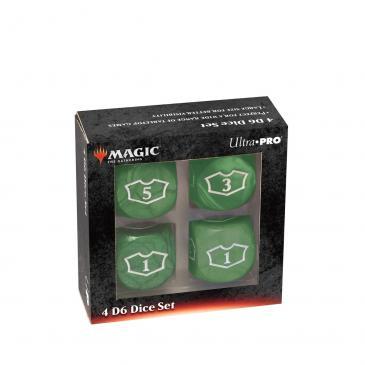 Ultra Pro - Deluxe 22MM Loyalty Dice Set for Magic: The Gathering - Forest Green