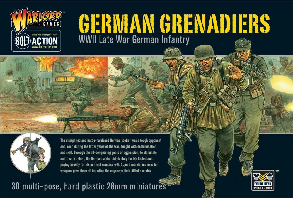 Bolt Action: World War II Wargame - German Grenadiers - WWII Late War German Infantry