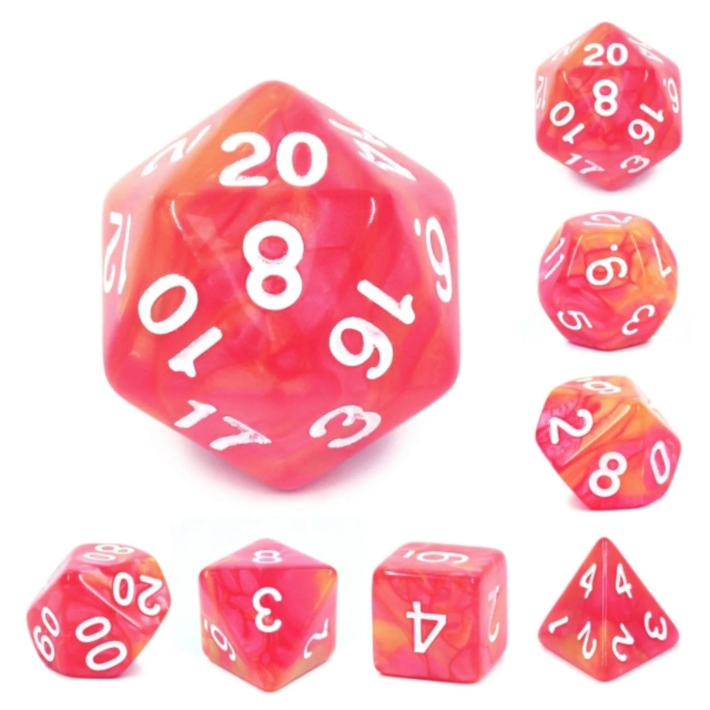 Foam Brain Games - Resin RPG Dice Sets - Multicolor