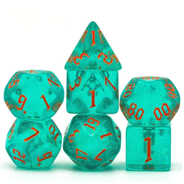 Foam Brain Games - Resin RPG Dice Sets - Multicolor