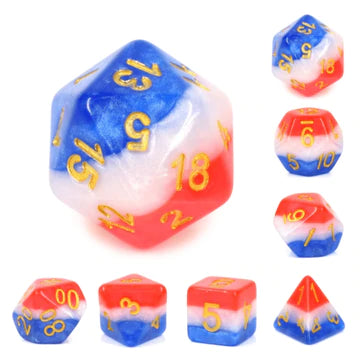 Foam Brain Games - Resin RPG Dice Sets - Multicolor