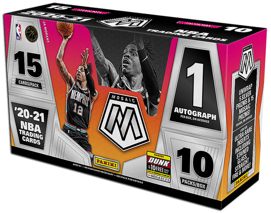 2020/21 Panini Mosaic Basketball Hobby Box