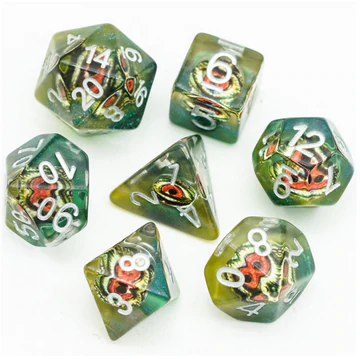 Foam Brain Games - Resin RPG Dice Sets - Figures