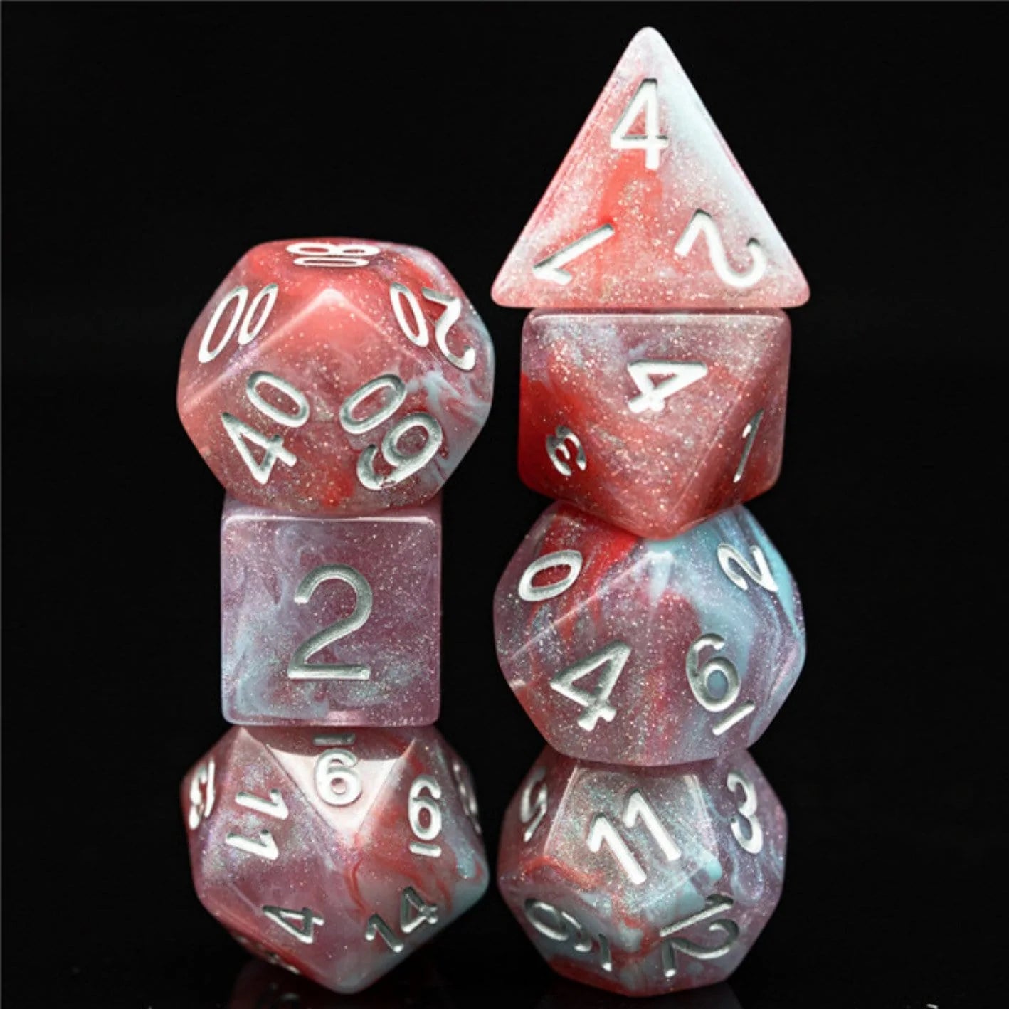 Foam Brain Games - Resin RPG Dice Sets - Multicolor