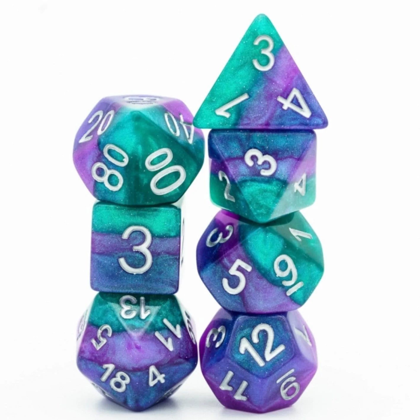 Foam Brain Games - Resin RPG Dice Sets - Multicolor