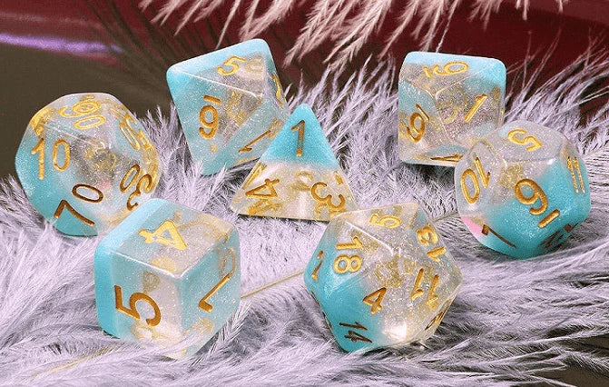 Foam Brain Games - Resin RPG Dice Sets - Multicolor