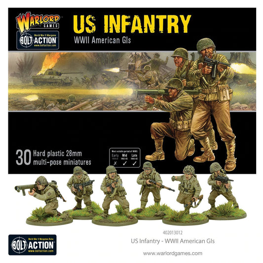 Bolt Action: World War II Wargame - US Infantry - WWII American GIs