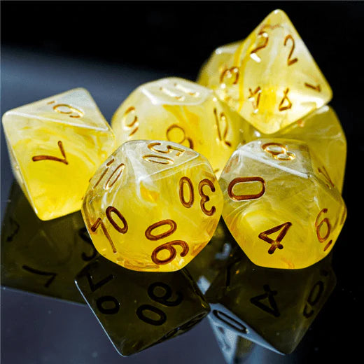 Foam Brain Games - Resin RPG Dice Sets - Multicolor