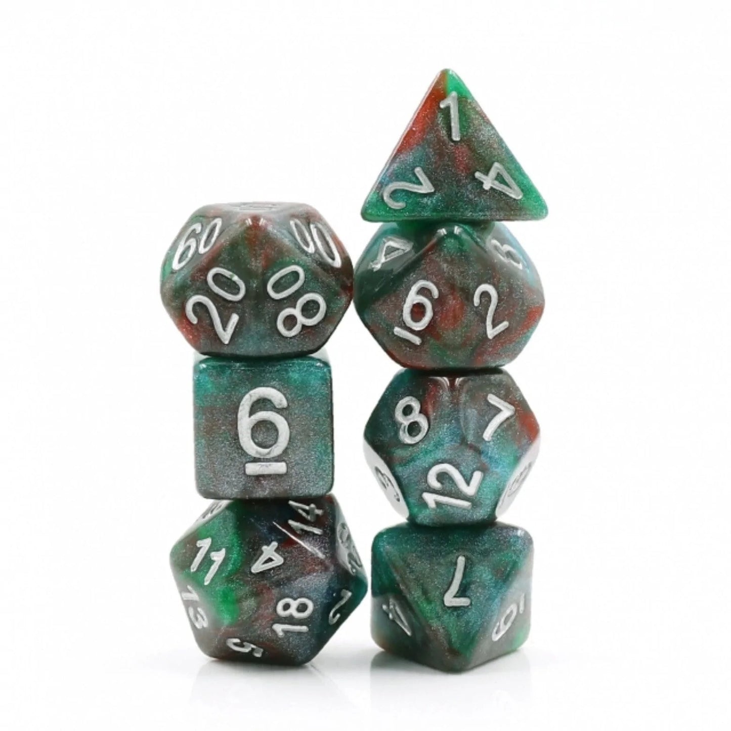 Foam Brain Games - Resin RPG Dice Sets - Multicolor