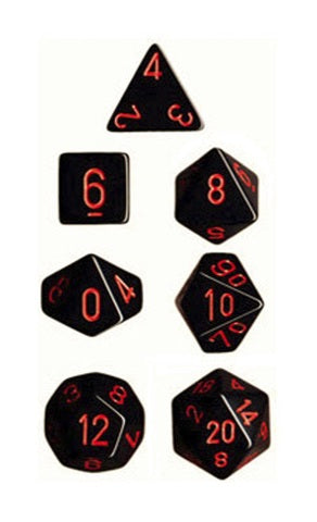 Chessex: Opaque Polyhedral Dice 7 Set