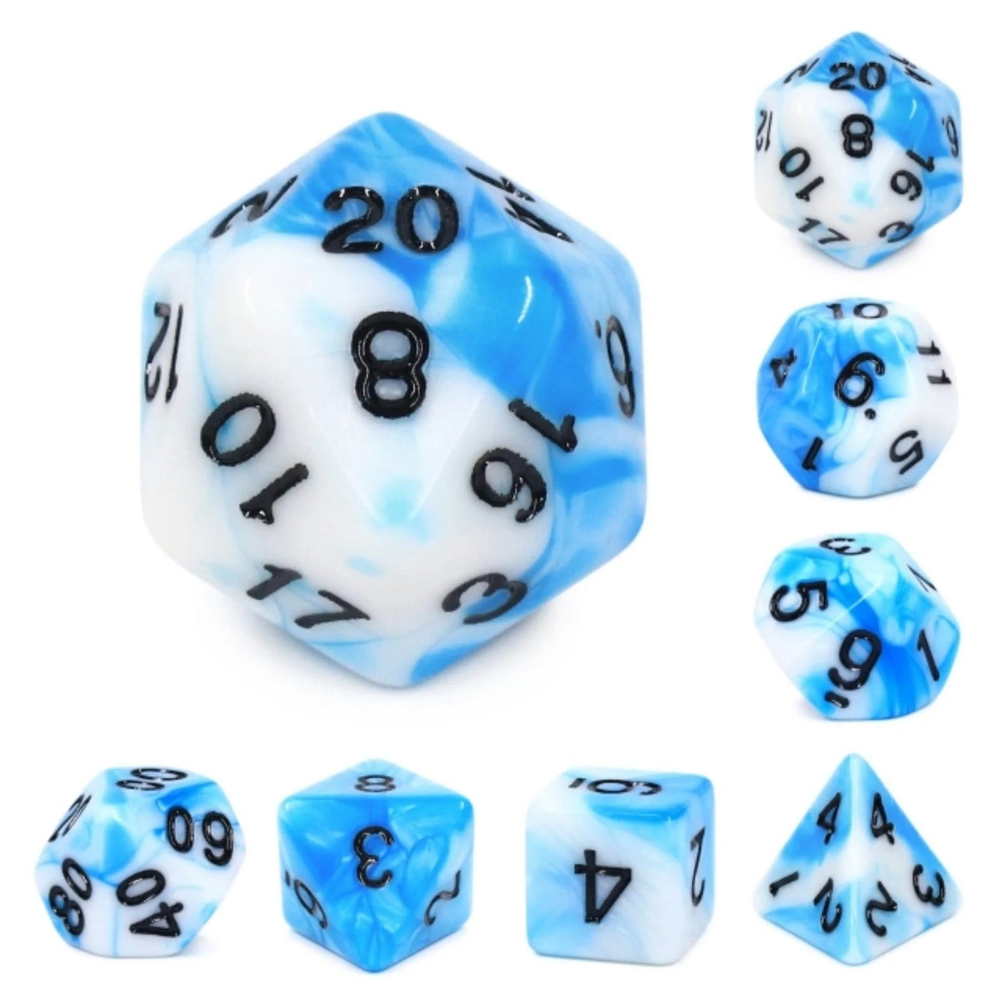 Foam Brain Games - Resin RPG Dice Sets - Multicolor