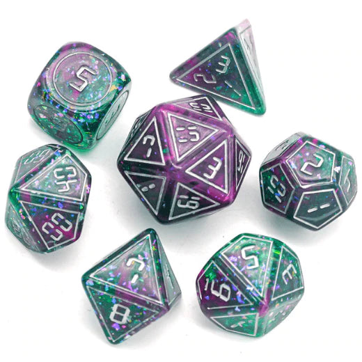 Foam Brain Games - Resin RPG Dice Sets - Multicolor