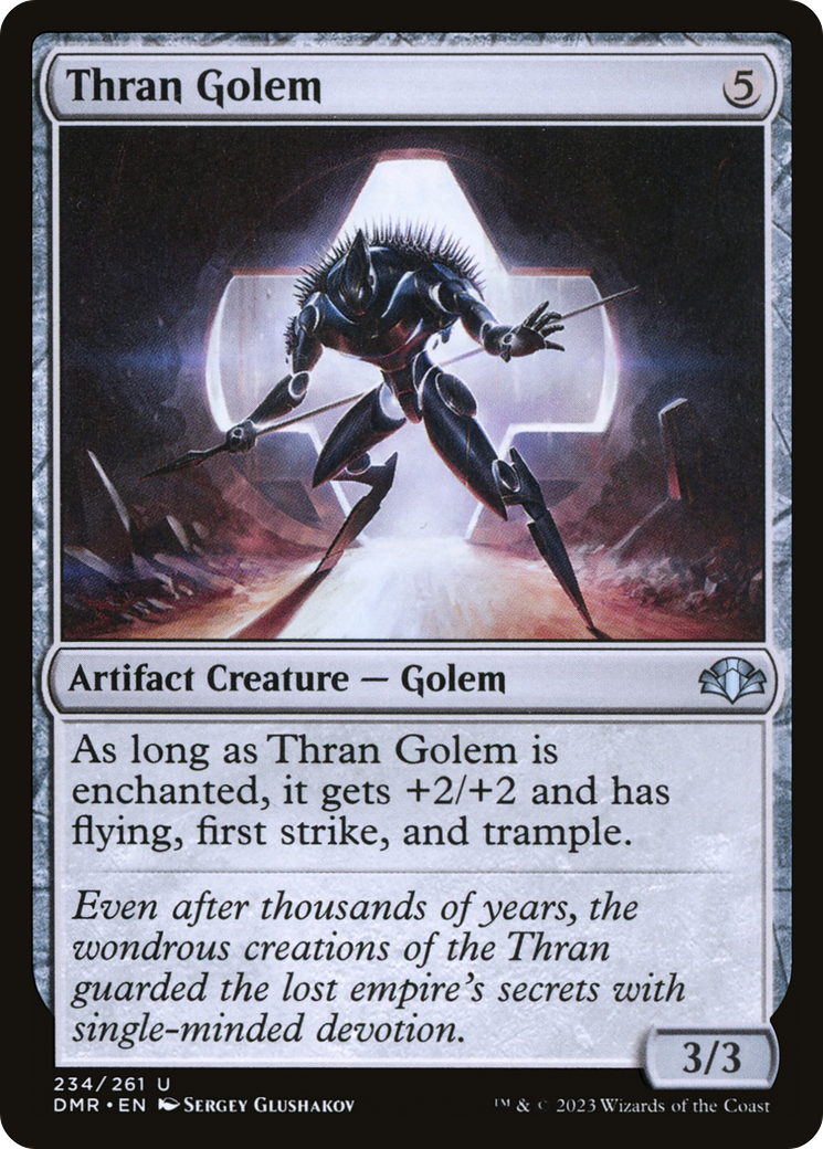 Thran Golem [Dominaria Remastered]