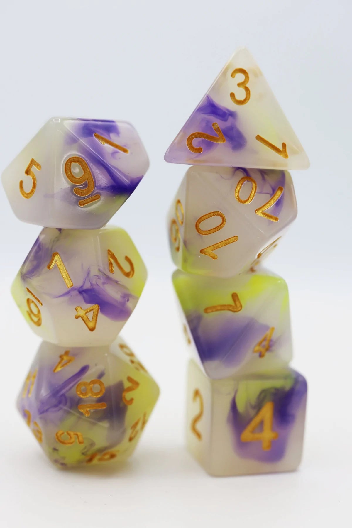 Foam Brain Games - Resin RPG Dice Sets - Multicolor