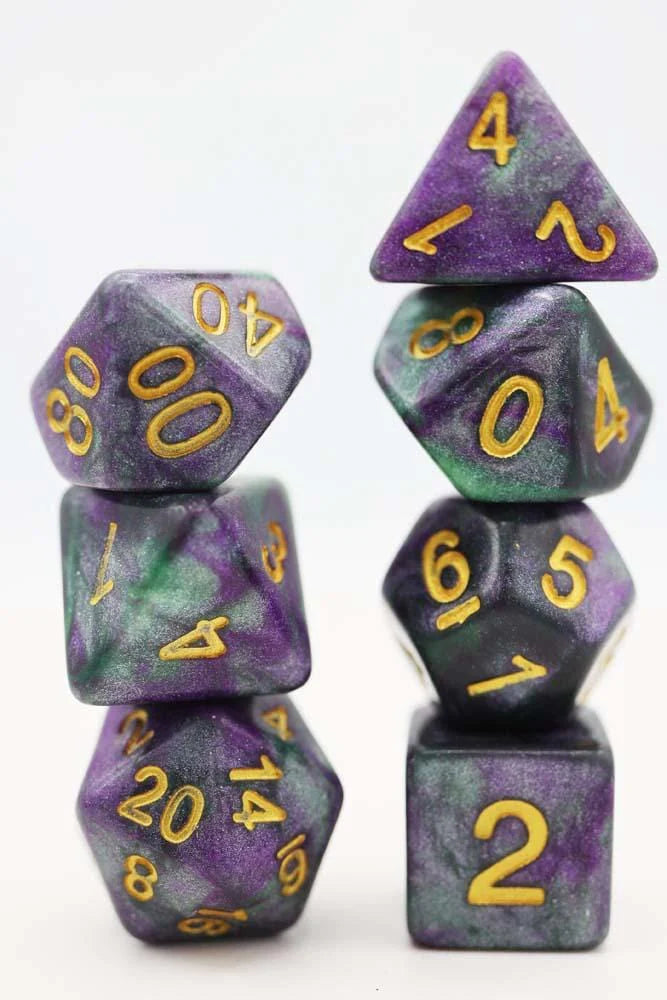 Foam Brain Games - Resin RPG Dice Sets - Multicolor