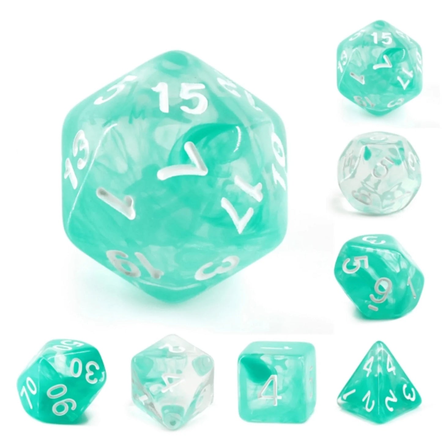 Foam Brain Games - Resin RPG Dice Sets - Multicolor